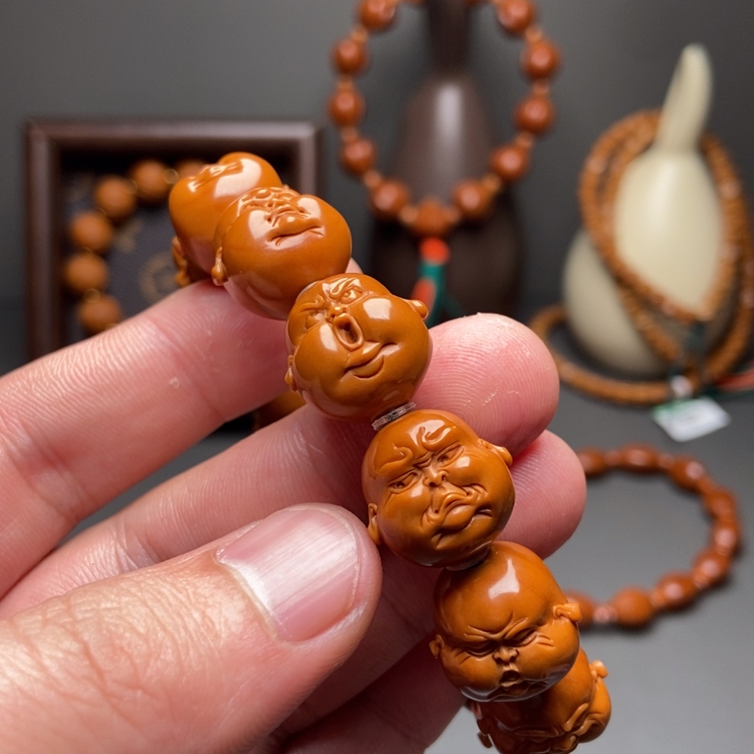 橄榄核手串/手链人生百态 苏工 橄榄核手串