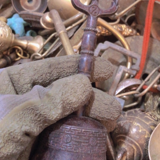 a***竹闪电购铜摆件工艺品