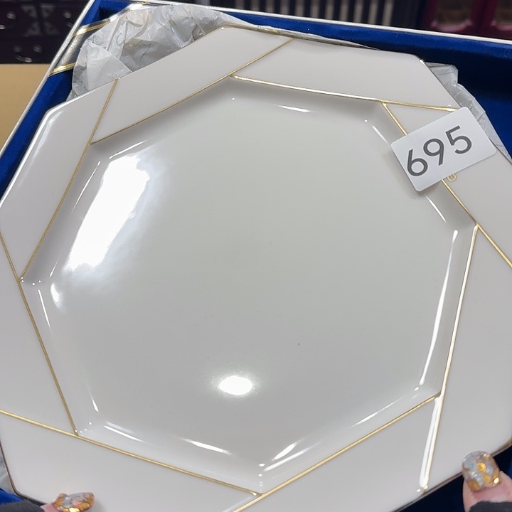 瓷片很好看的盘子