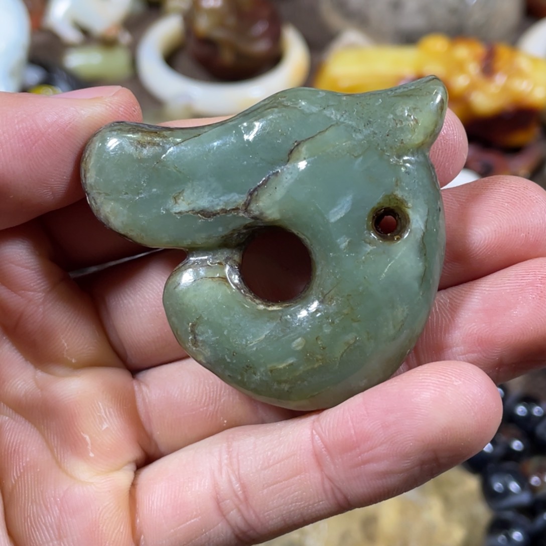 和田玉吊坠(不含链)未镶嵌