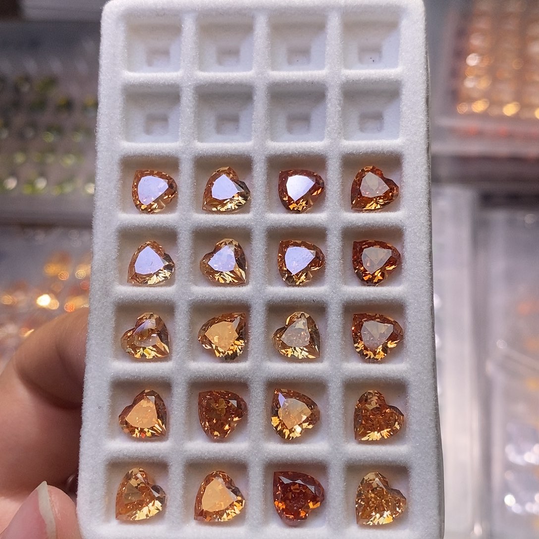 6*6 5颗 锆石（处理）冰花切