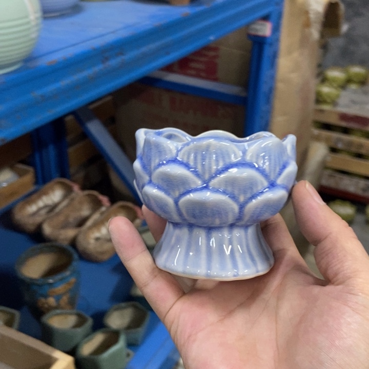 花盆单场满9.9发货8*7蓝紫