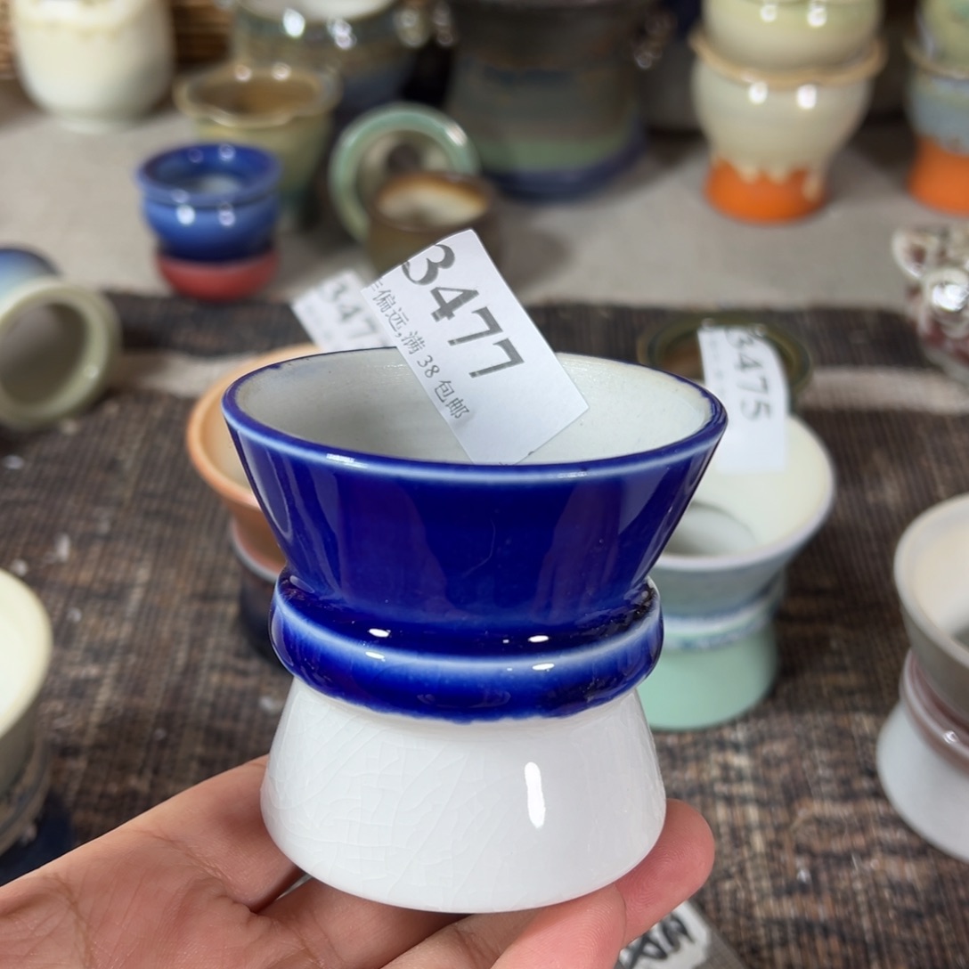 红陶景德镇手工花盆