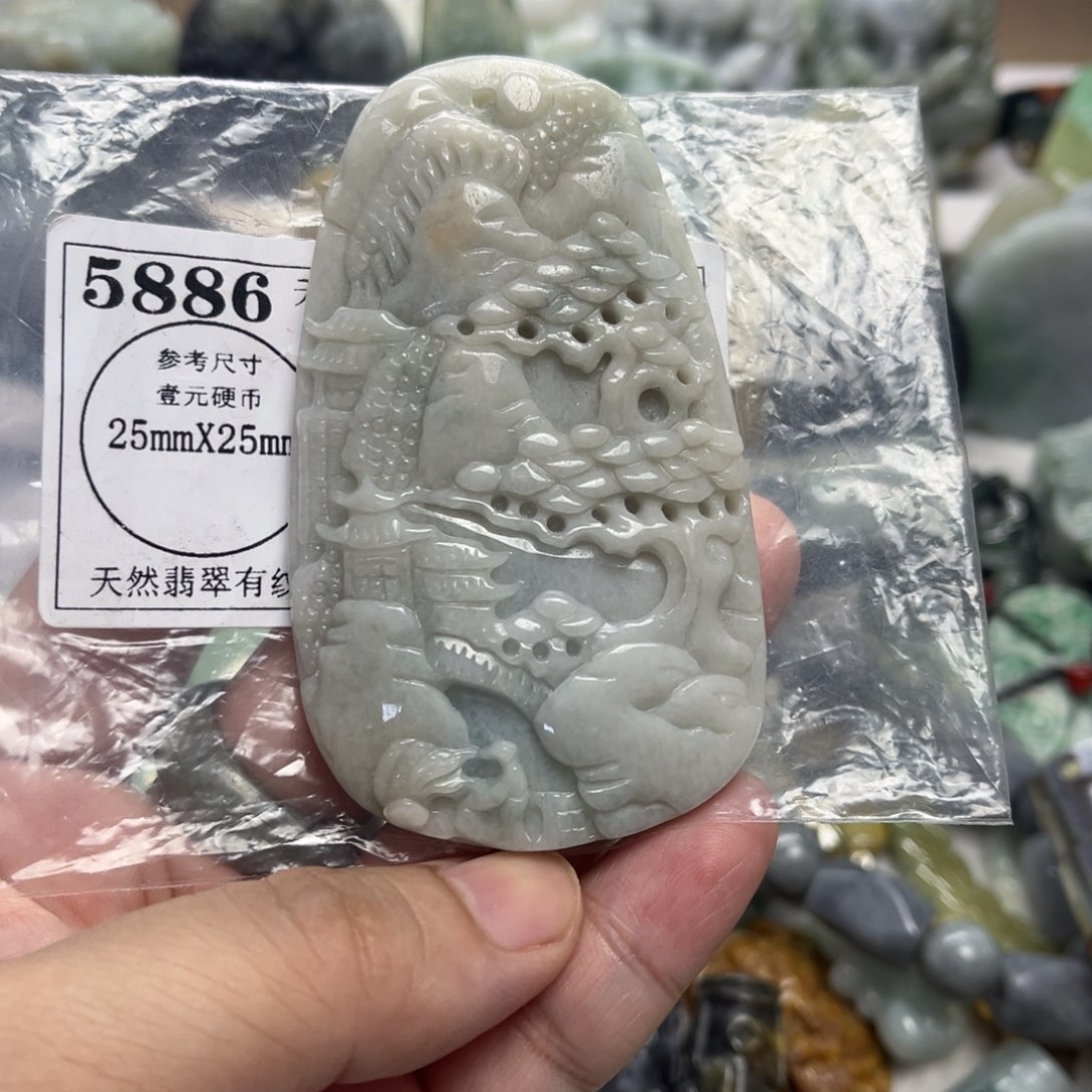 颈饰未镶嵌翡翠5886