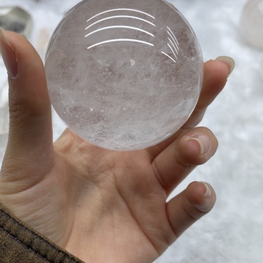 未镶嵌水晶珠宝半成品5.9cm