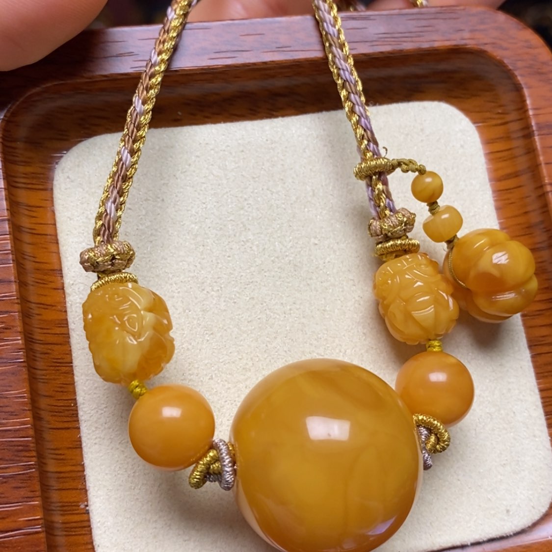 【闪购商品】蜜蜡颈饰未镶嵌项链