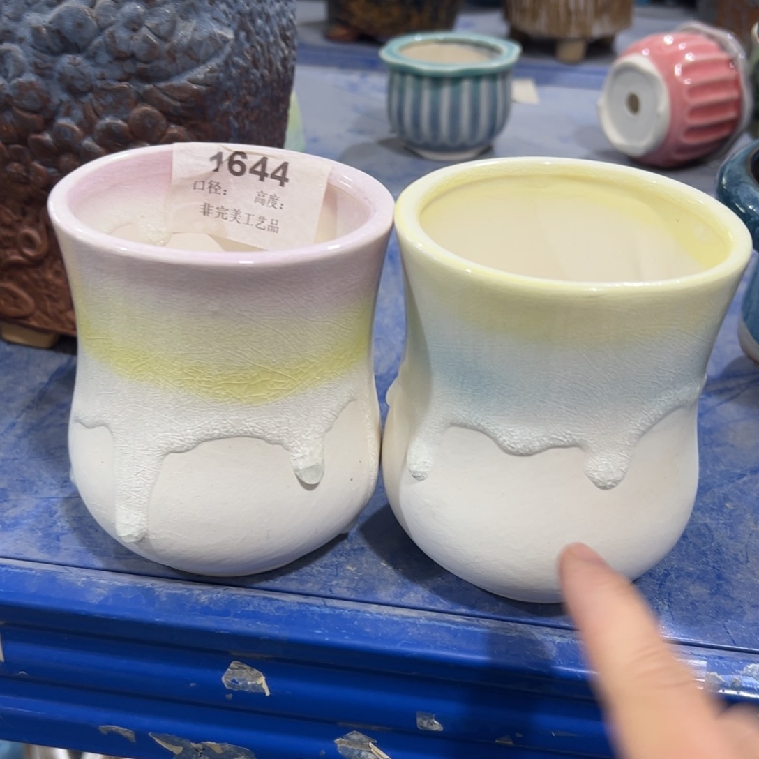 陶瓷陶瓷多肉花盆@@1644