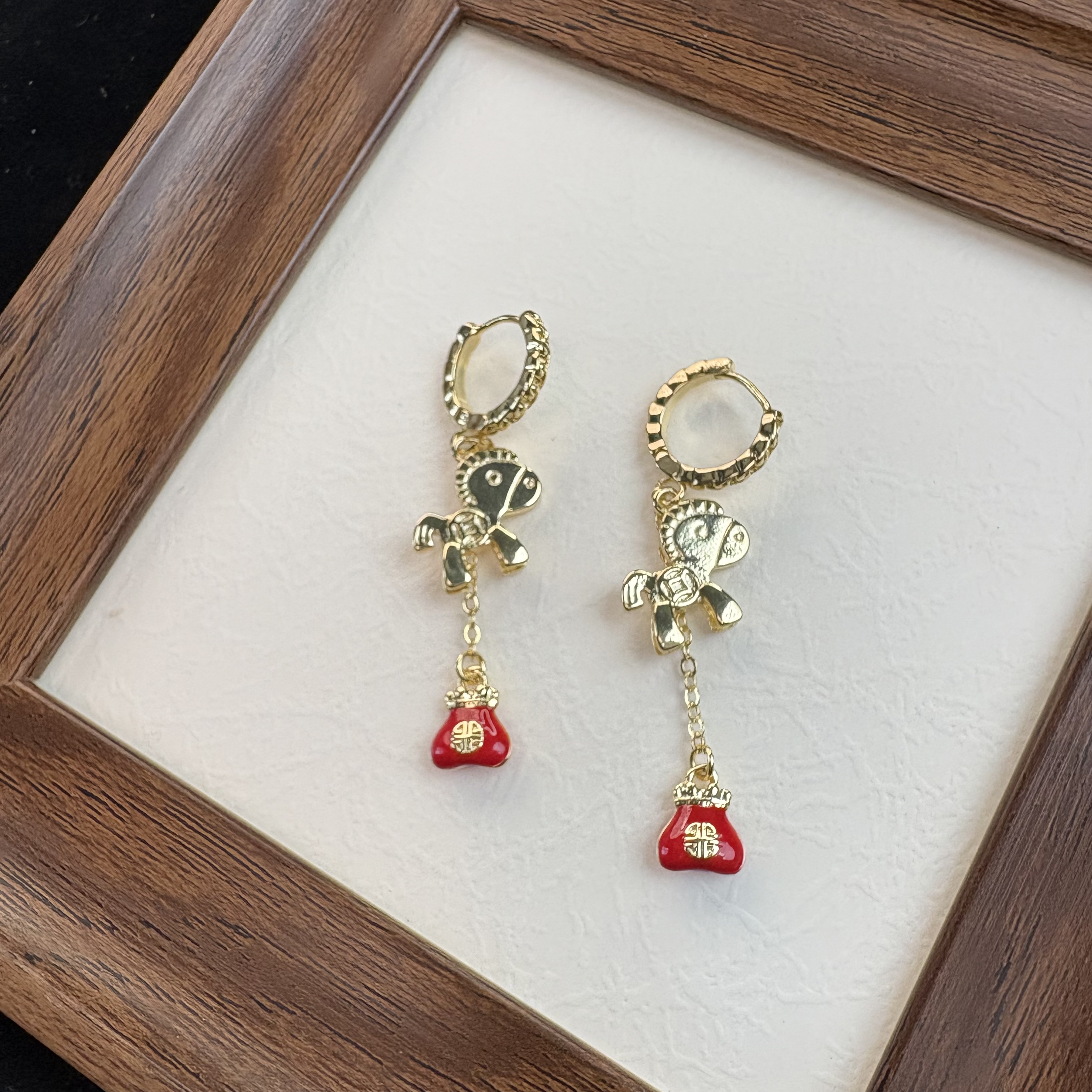 铜合金无非金属耳饰  小马耳钉女时尚耳环耳坠气质流苏珠宝饰品