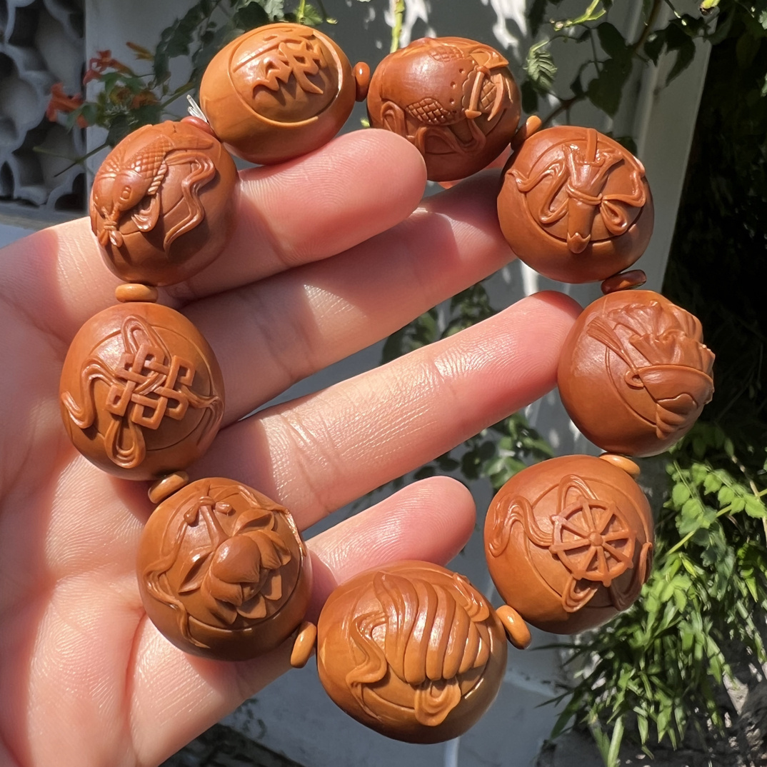 橄榄核佛家八宝老油核