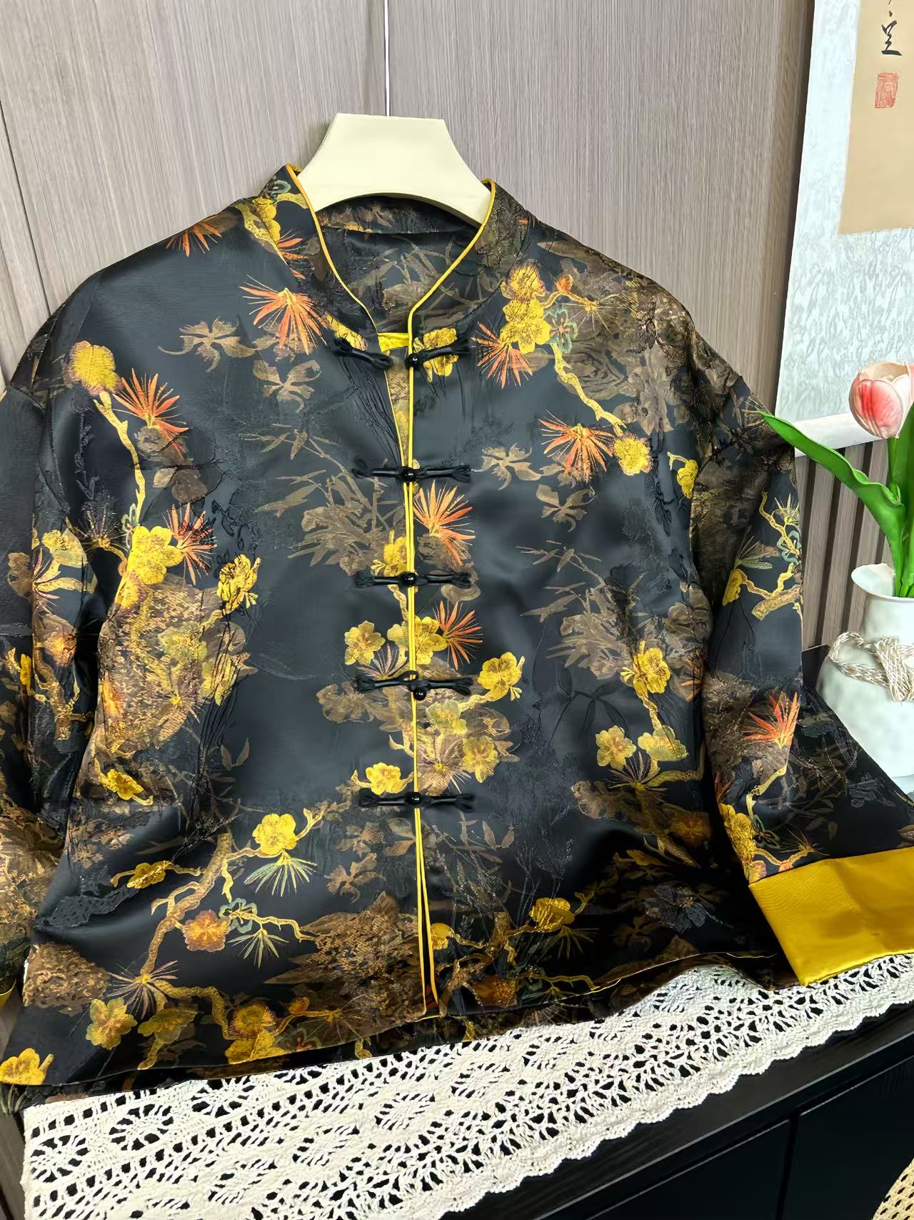 新中式时尚女装高端复古优雅百搭女上衣