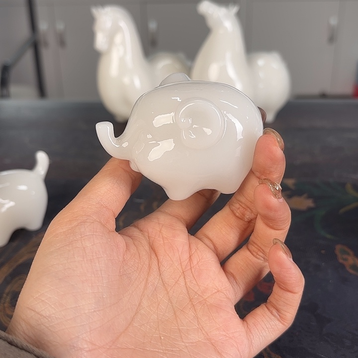 龙泉云间青瓷小米茶器