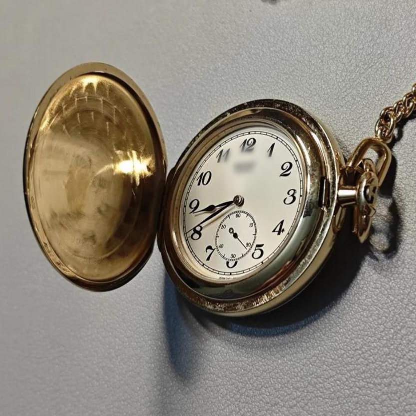 复古时尚古铜色石英怀表以直播间展示为准