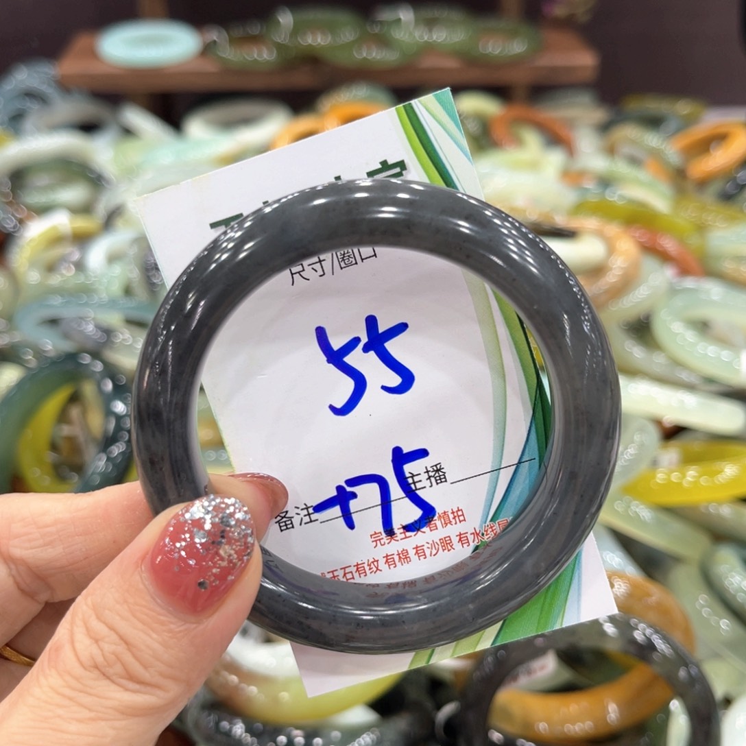 未镶嵌岫玉手镯手镯