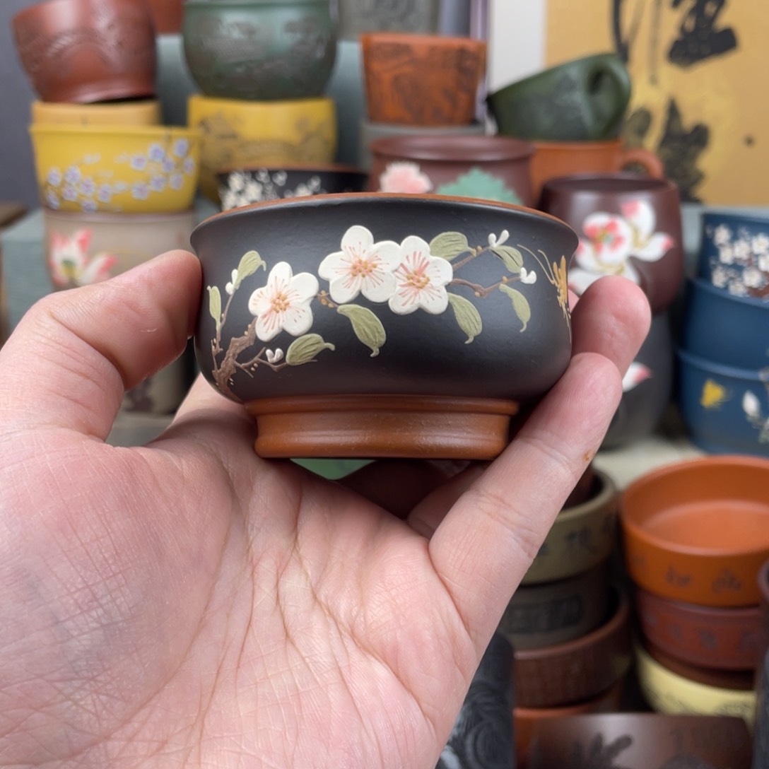 紫砂茶杯紫砂茶杯