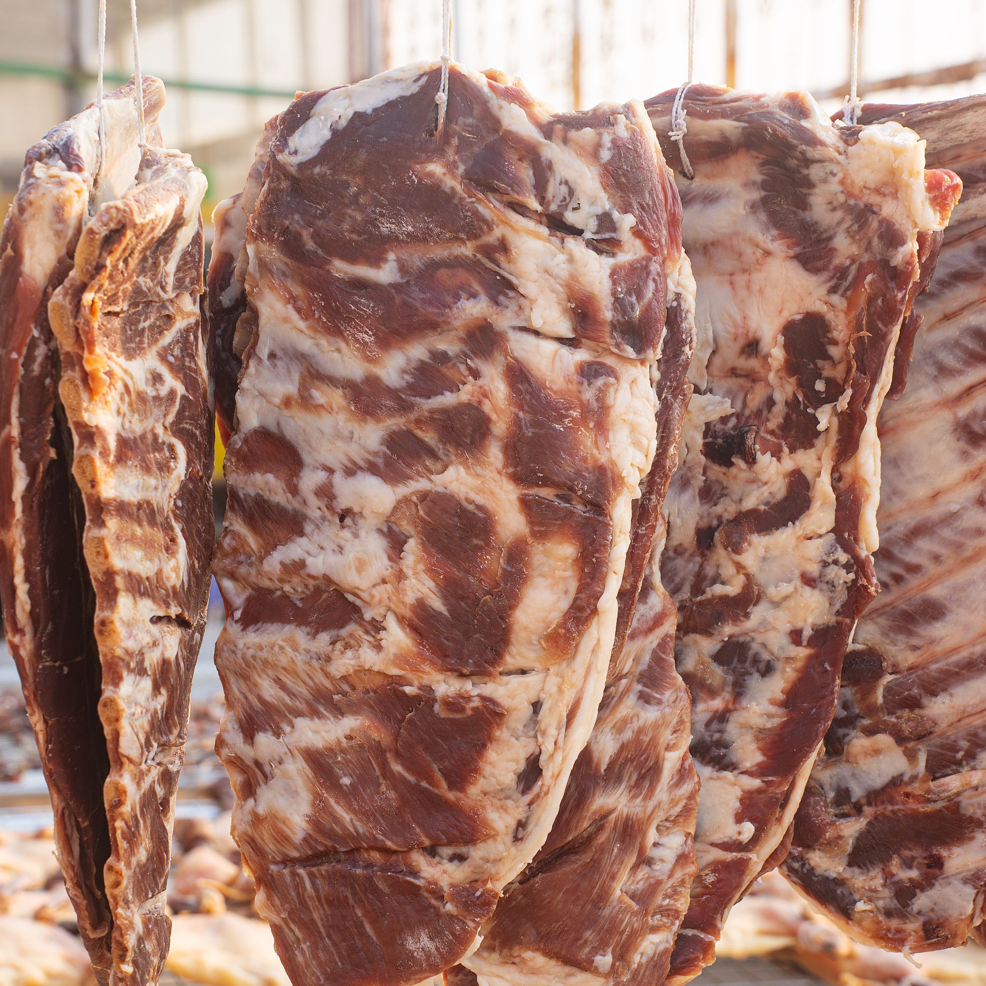 甘家风味湖北腊排骨顺丰发货新鲜直排风干晾晒非烟熏