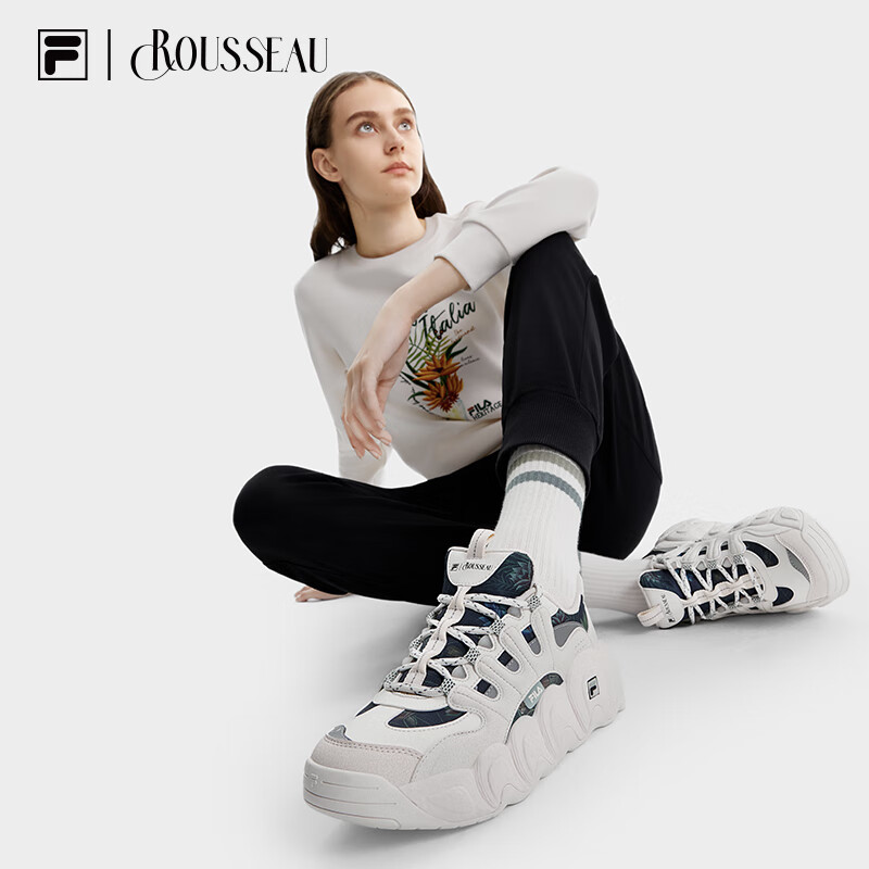 【杨幂同款】斐乐老爹鞋男女鞋2024冬新款可颂鞋面包F12W/M441121F