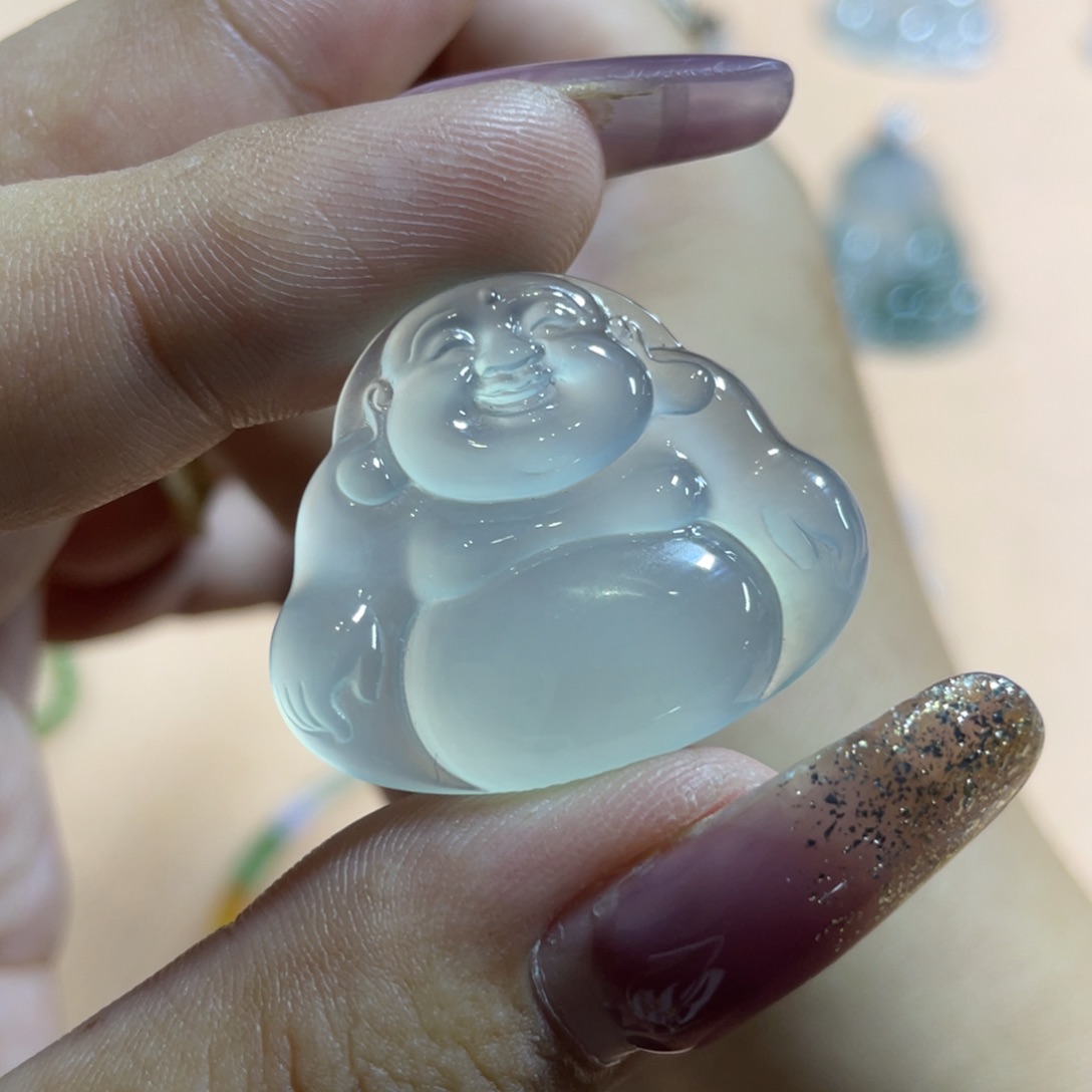 定制翡翠未镶嵌佛公