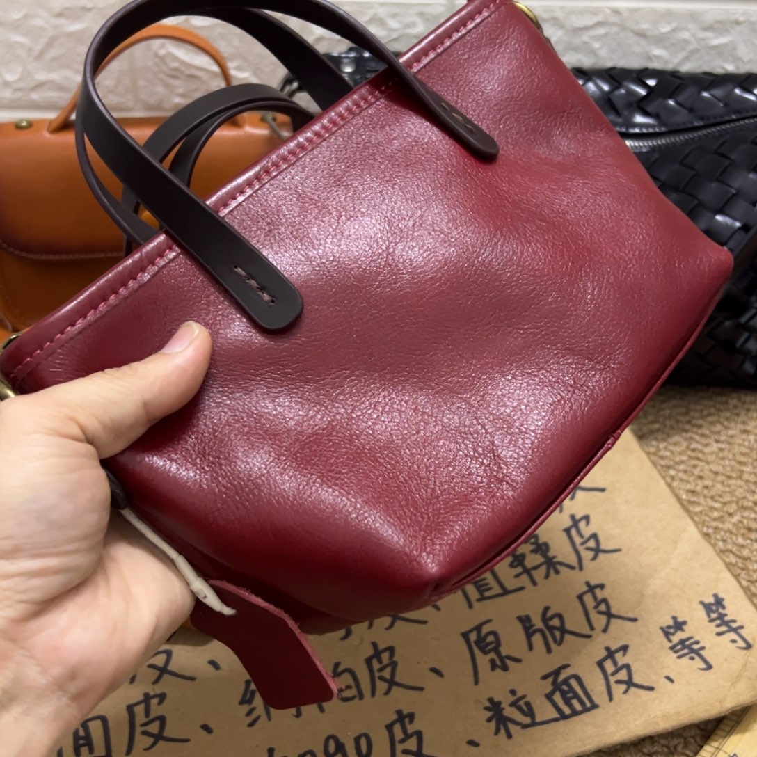 【闪购商品】头层牛皮红