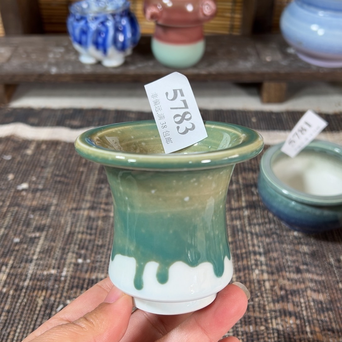 红陶景德镇手工花盆