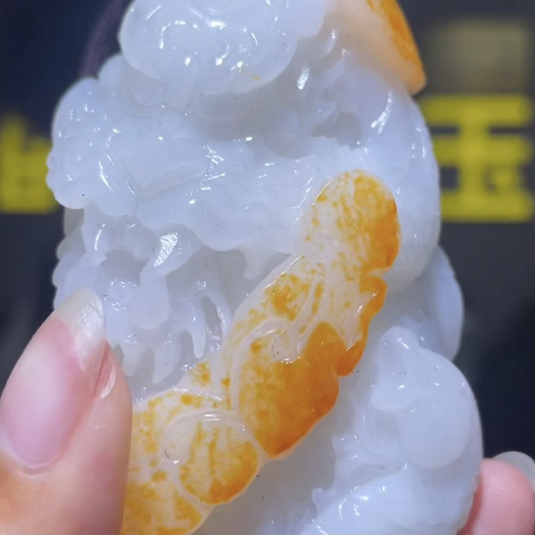 手把件货玉石把玩件文玩摆件D2