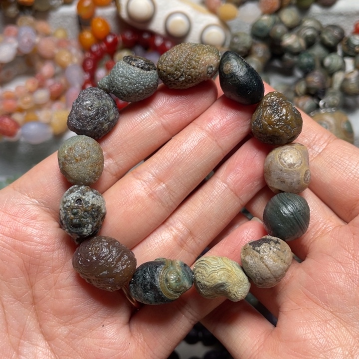 玛瑙/玉髓合金手链