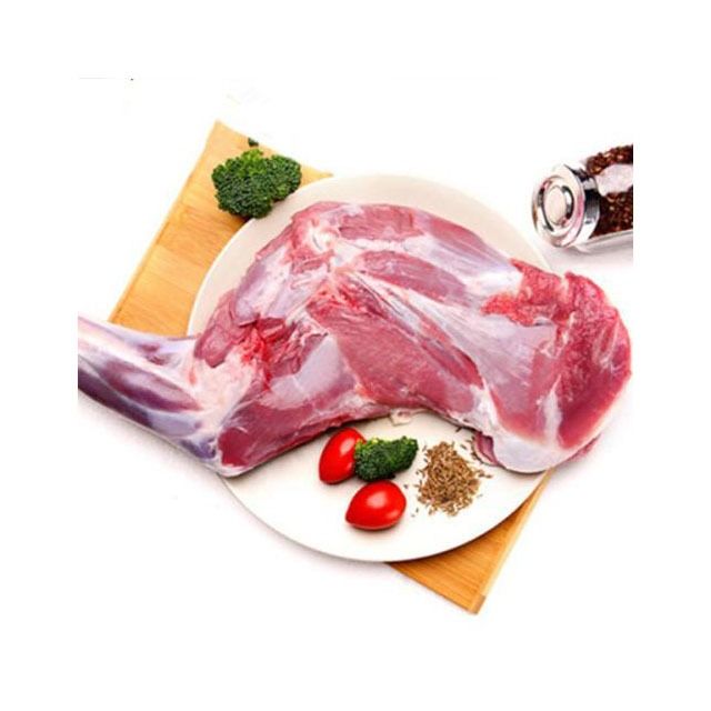 新鲜羊腿肉（黑山羊）约2斤（默认称重后宰块）