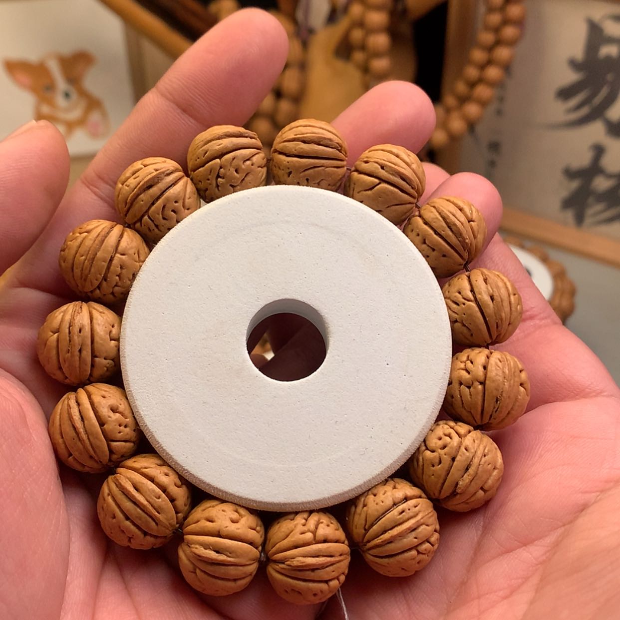 【闪购商品】桃核手串【金鱼肚】1.9桃核手串