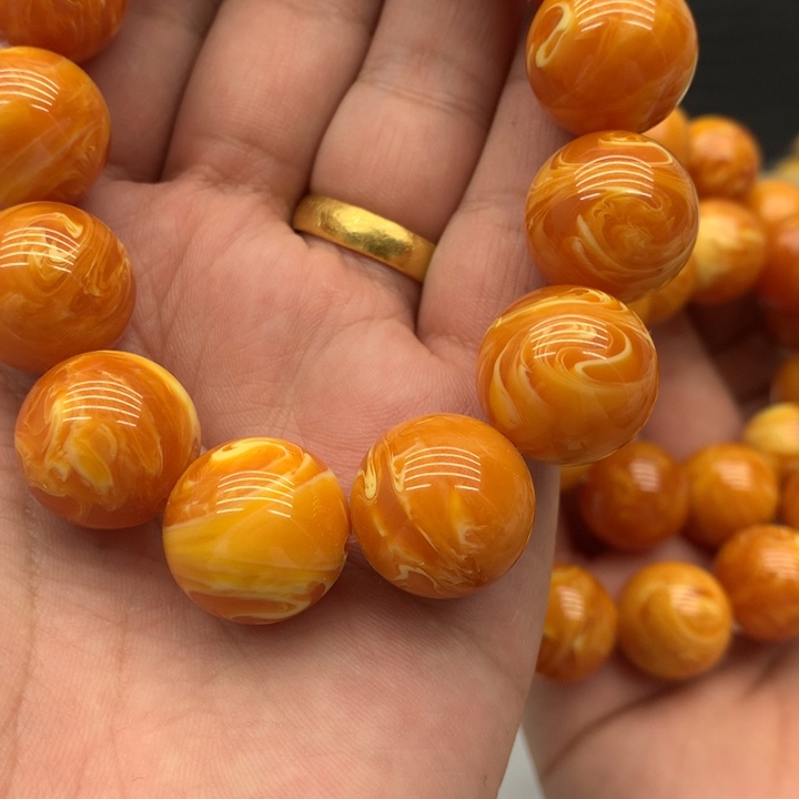 未镶嵌颈饰琥珀aa14你了