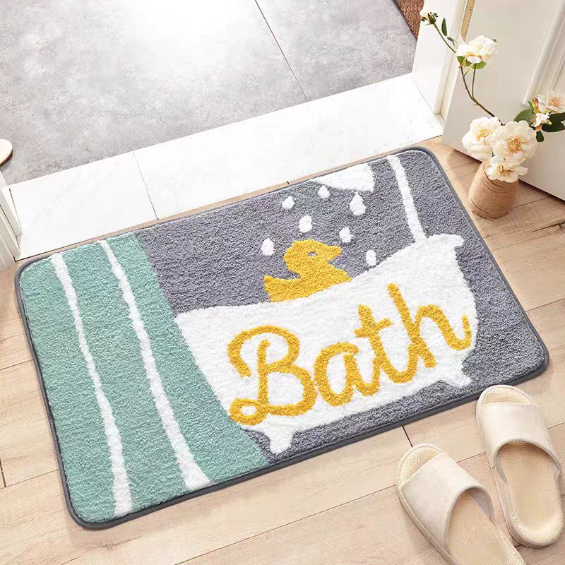【盲盒随机发3条必带卡通一条】家用卫生间加厚吸水防滑浴室地垫