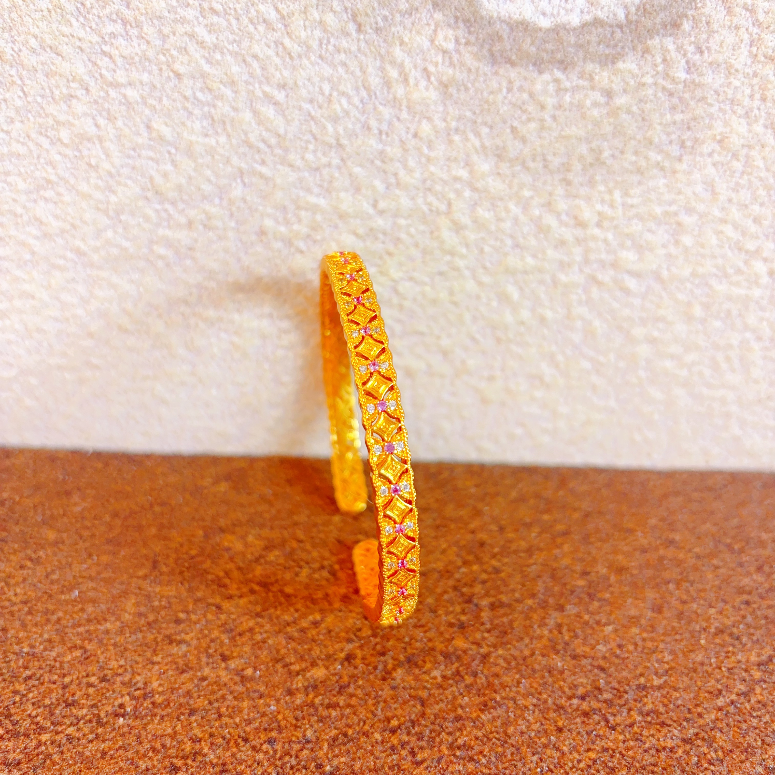 手镯 手镯 爆闪彩色流金岁月开口手镯3087