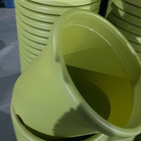 树脂四季5号微瑕果绿无托6个