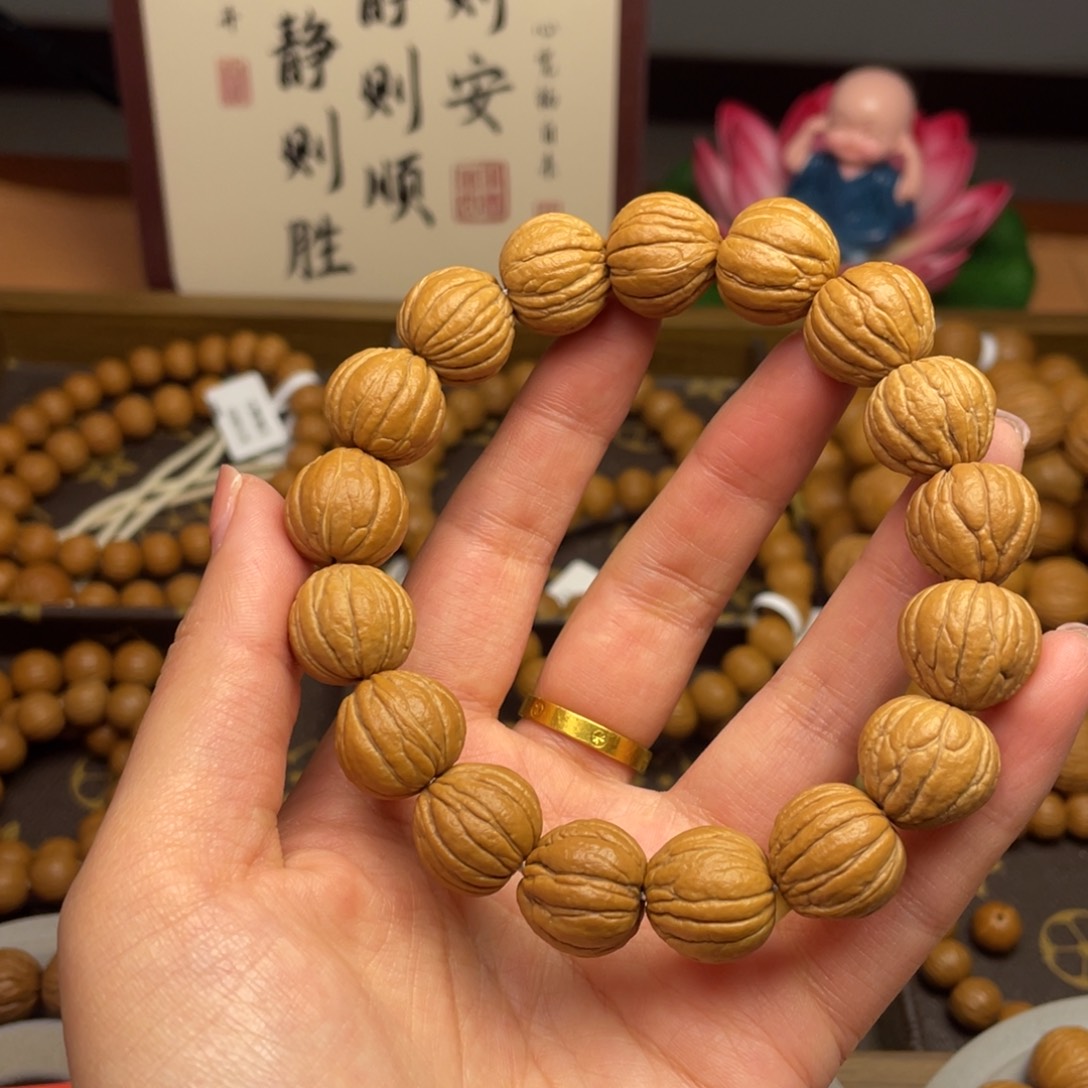 猴头核桃手串苹果圆15