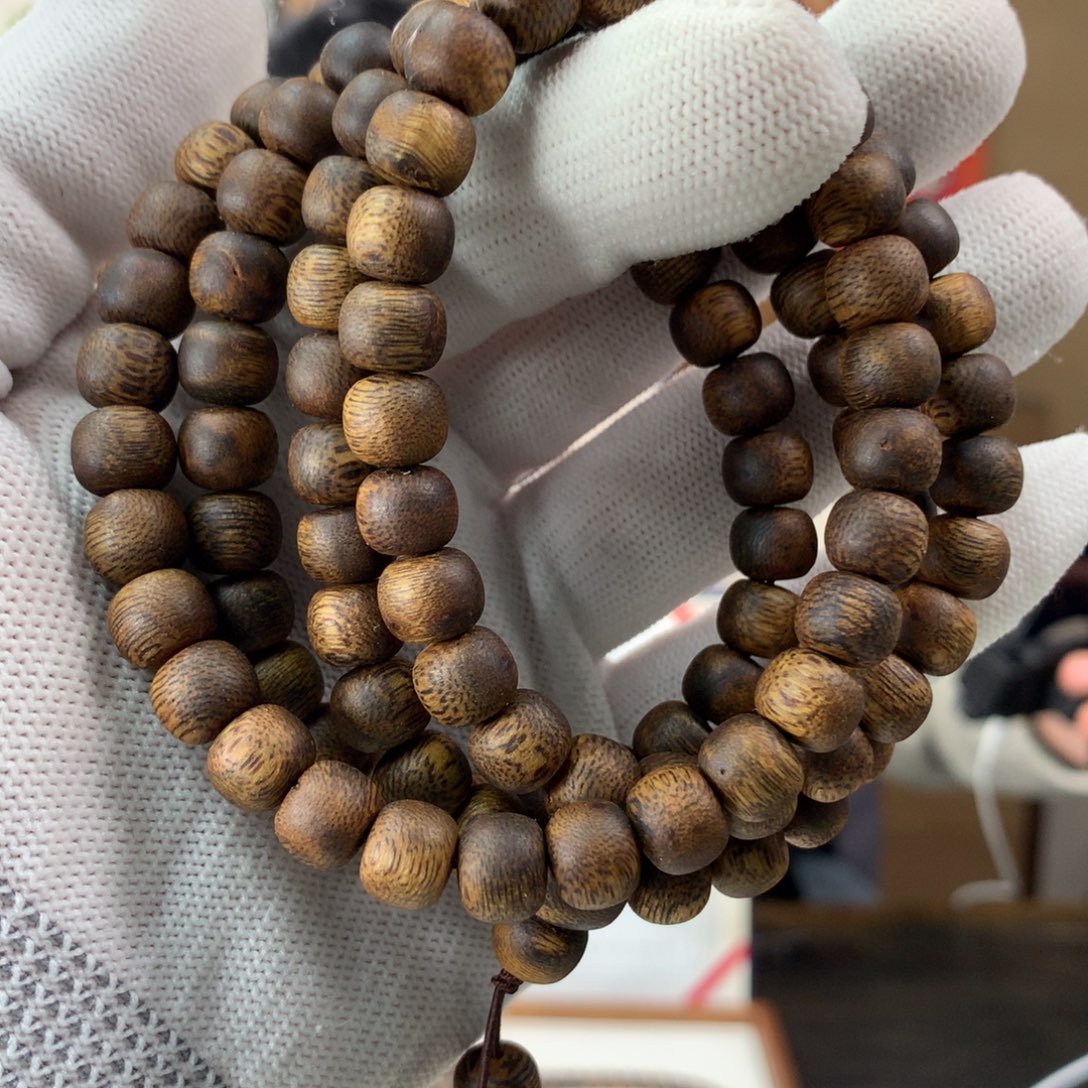 手串沉香7.5/8mm/108颗一代微瑕