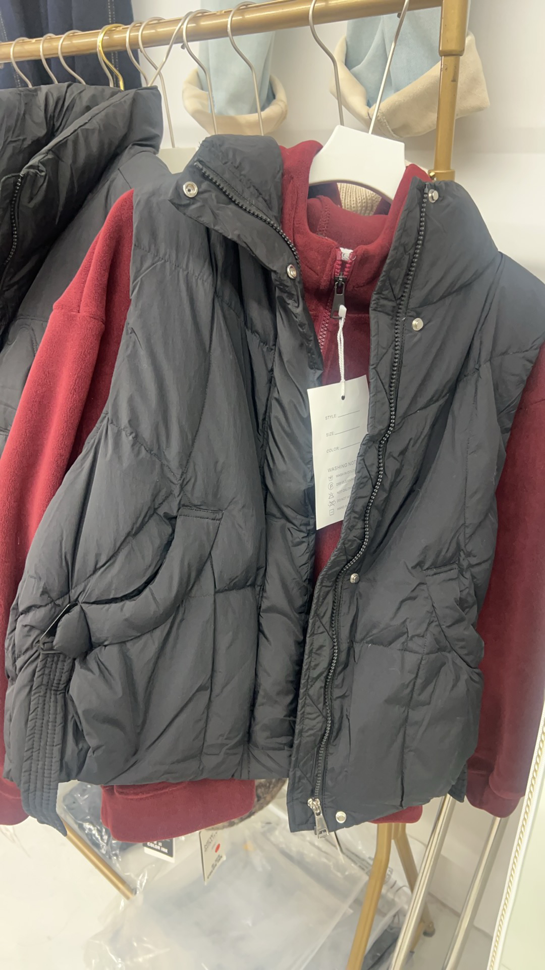 保暖羽绒马甲立领百搭时尚女士马夹