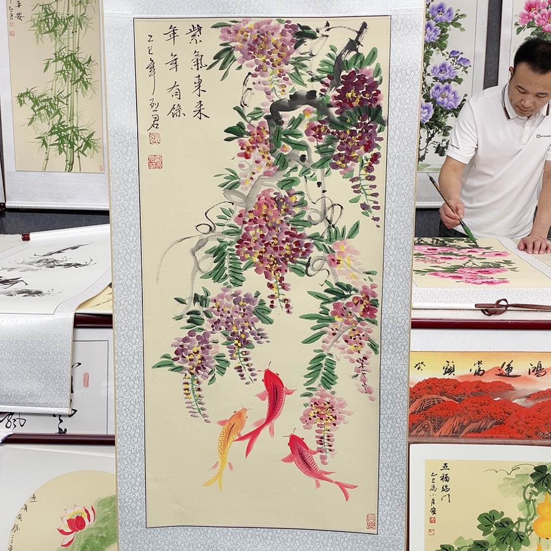 国画手绘作品手绘作品