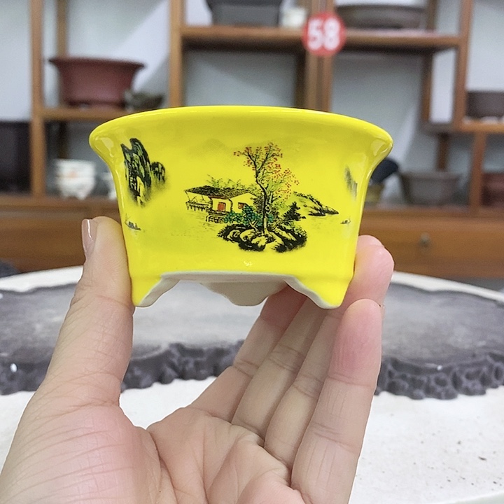 紫砂花盆瑕疵4.5-8。。。