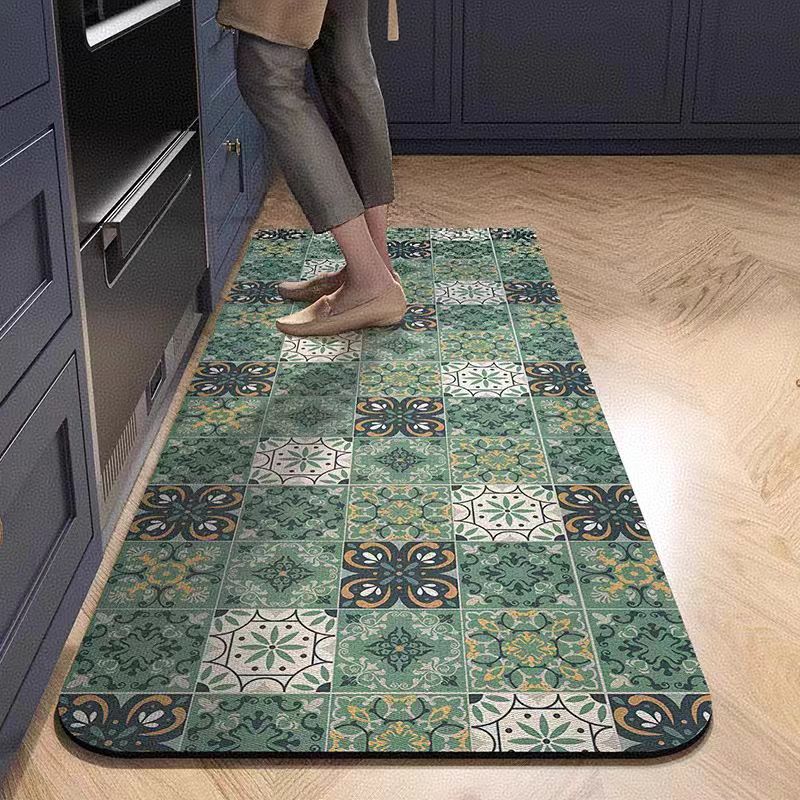 【A107号】【160*50CM】硅藻泥厨房吸水防污防滑垫免洗耐脏家用脚垫