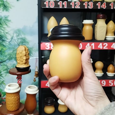 用***4范制葫芦黑檀木口盖椰壳蒙心送簧