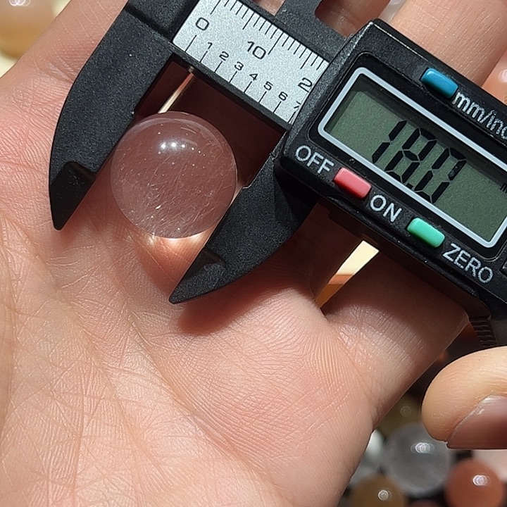 未镶嵌珠宝半成品水晶慧卡18粉钢丝8.2克打孔不退换