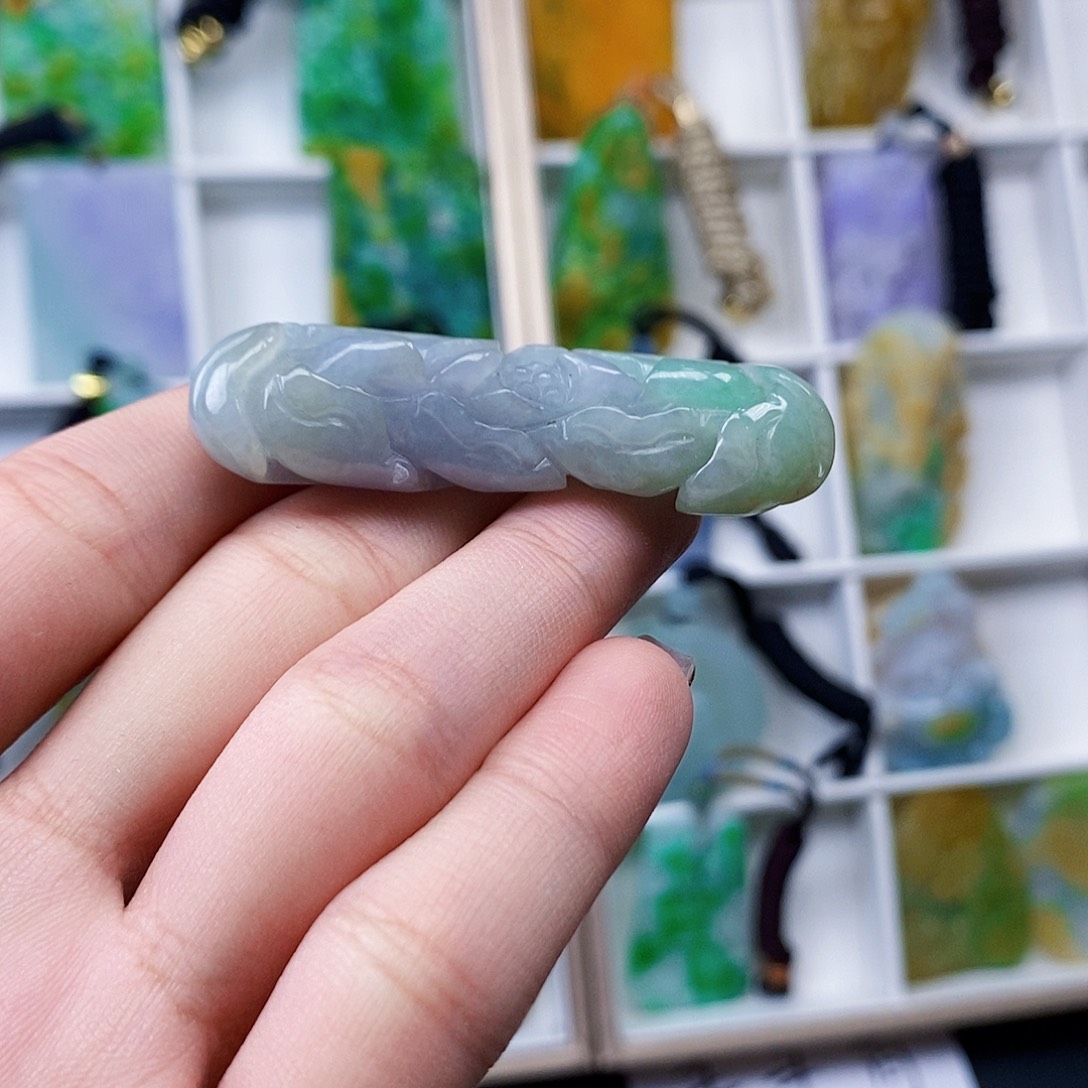 翡翠未镶嵌颈饰翡翠A货