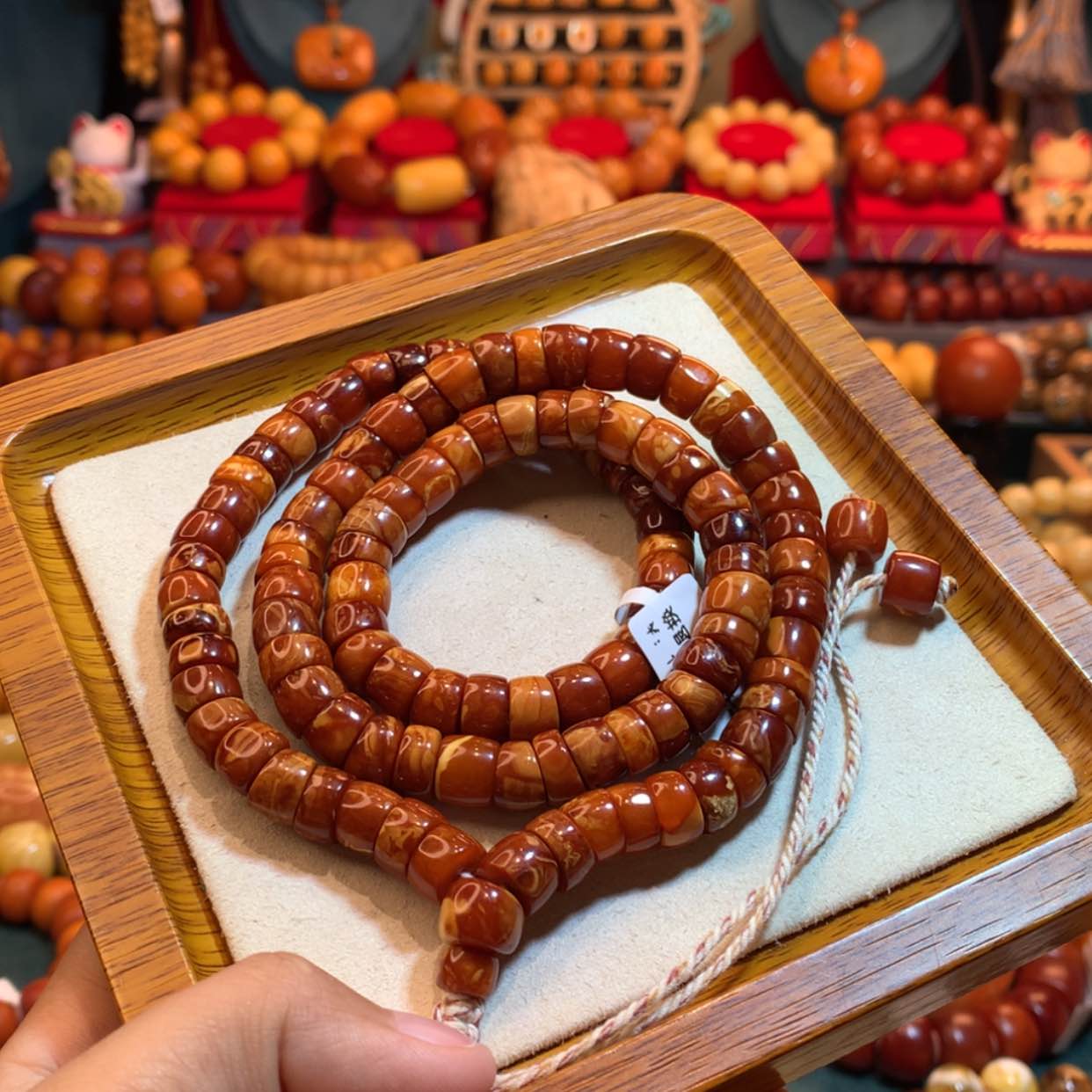 【闪购商品】蜜蜡手链未镶嵌蜜蜡手链