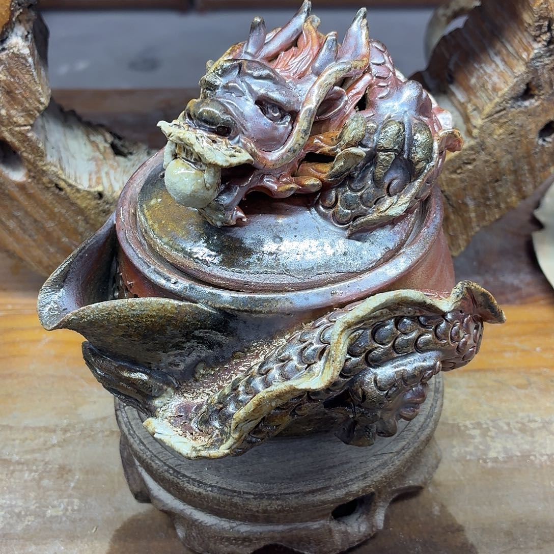 陶园柴烧，精品高货473瑕