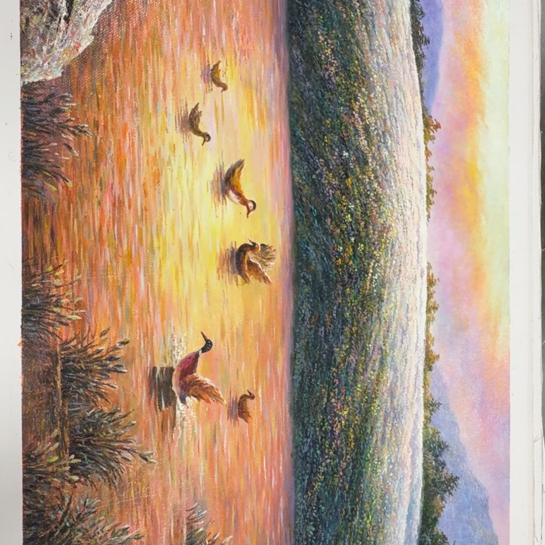 油画我的小伙伴都在等