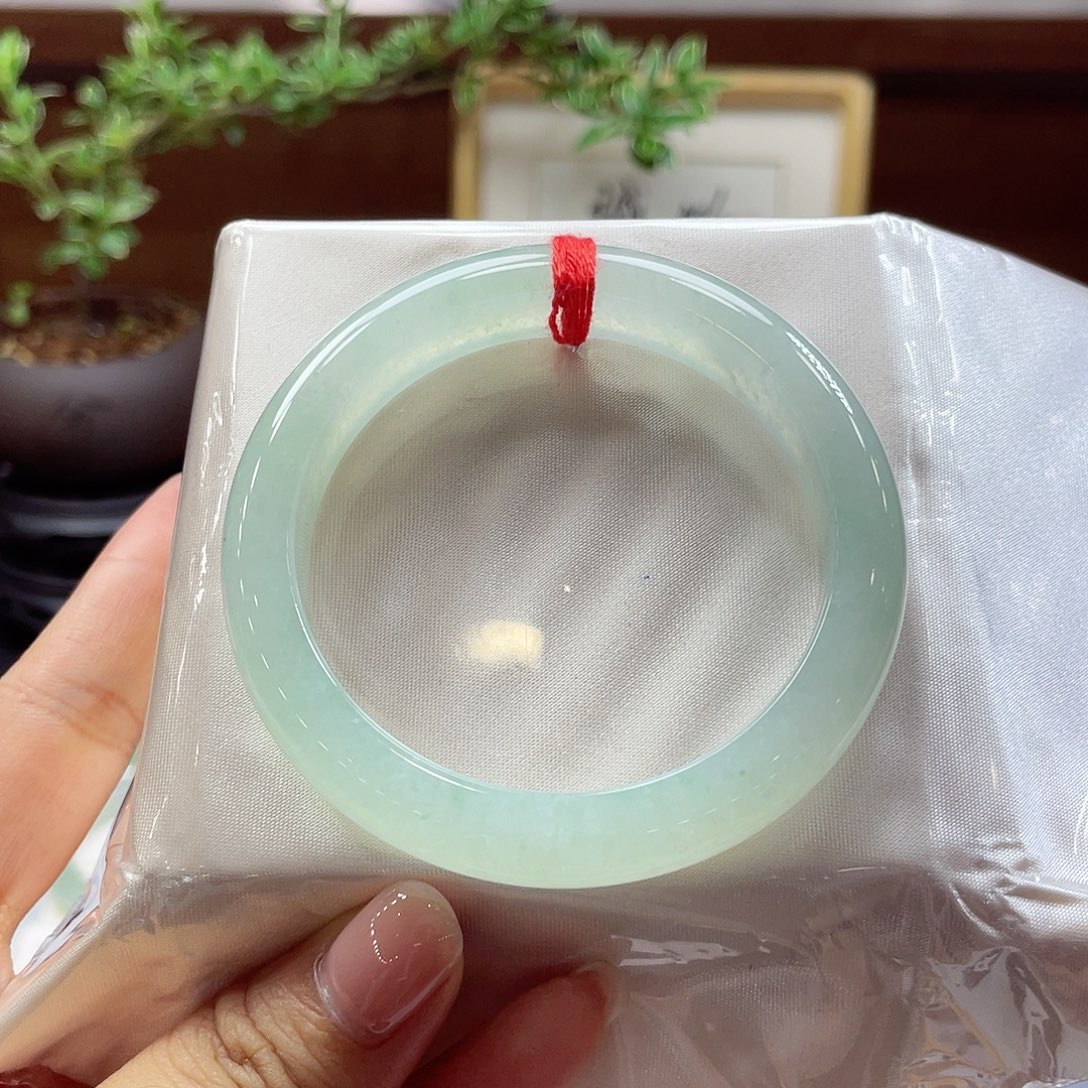 翡翠未镶嵌手镯19 号链接