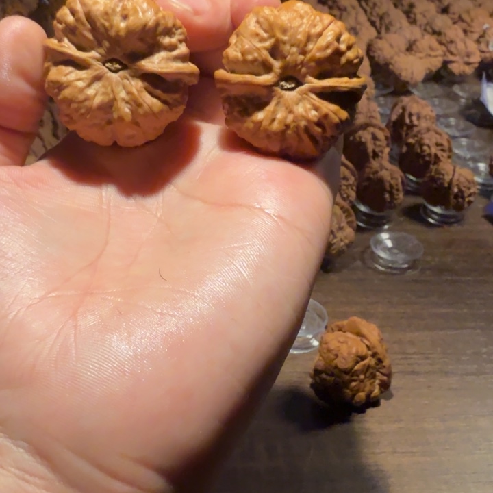 L***n把件文玩核桃蛤蟆的眼睛是真的好看啊我的天啊我的眼睛