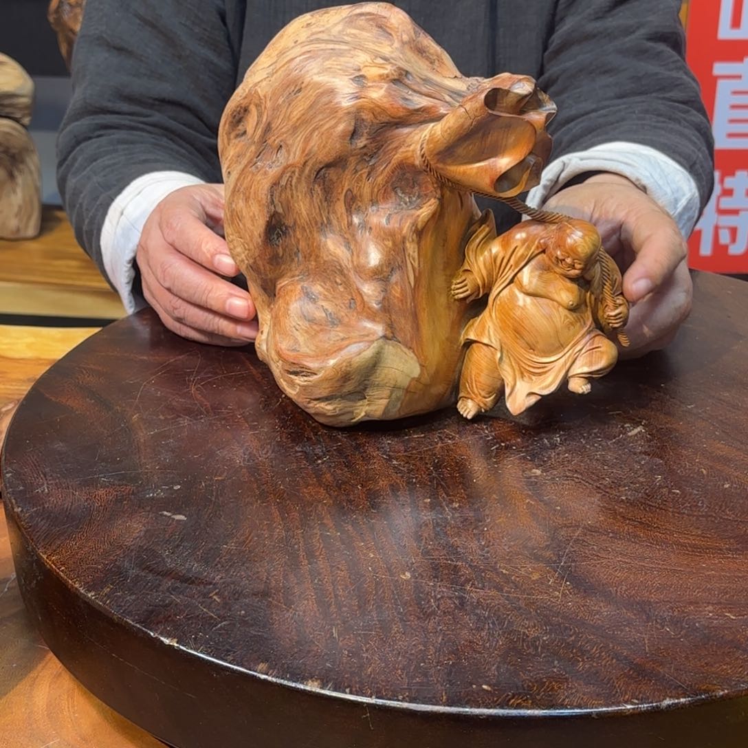 崖柏川料变异瘤闪电纹