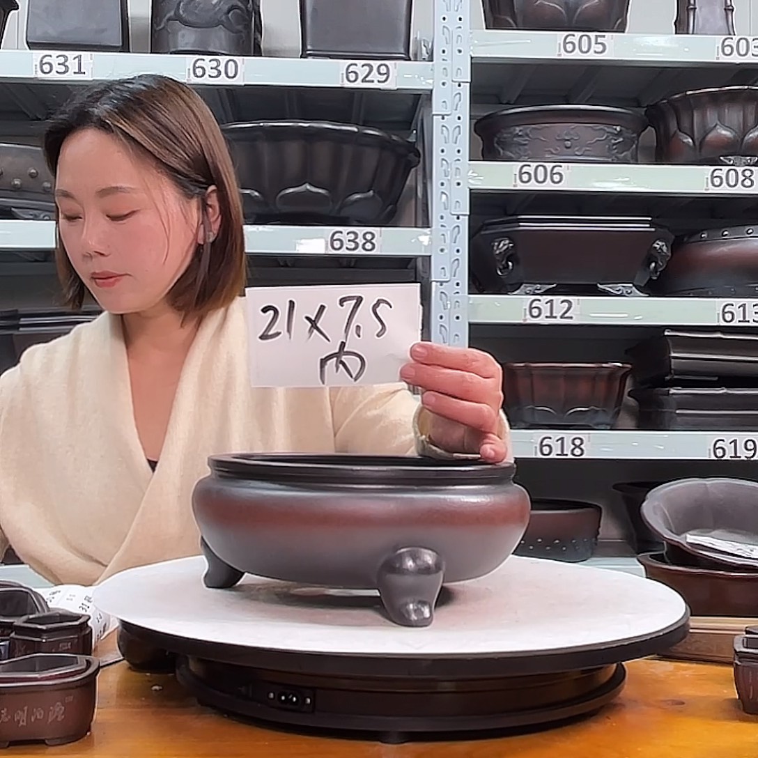 紫砂花盆宜兴紫砂26号