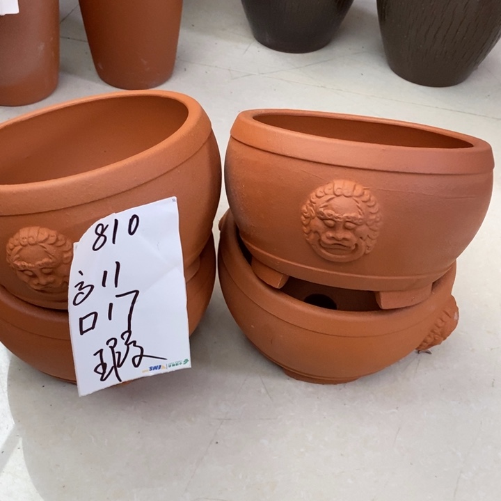 粗陶红陶绿植花盆810