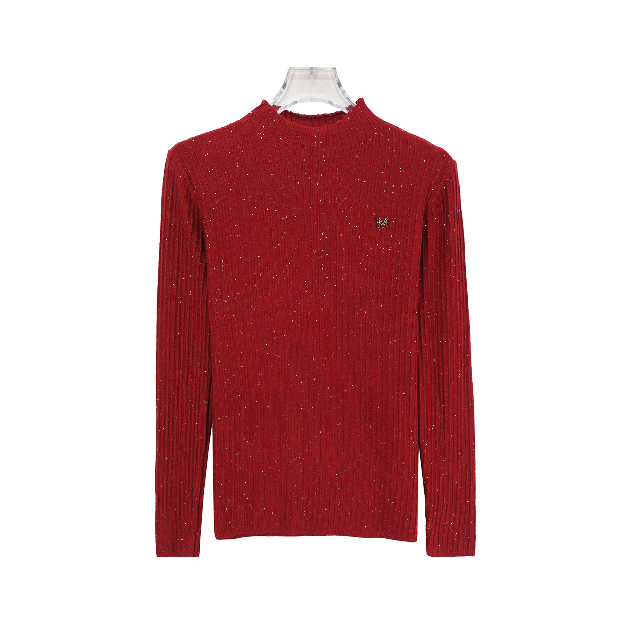 时尚高级感满天星珠片气质修身显瘦百搭毛衣打底衫X3039