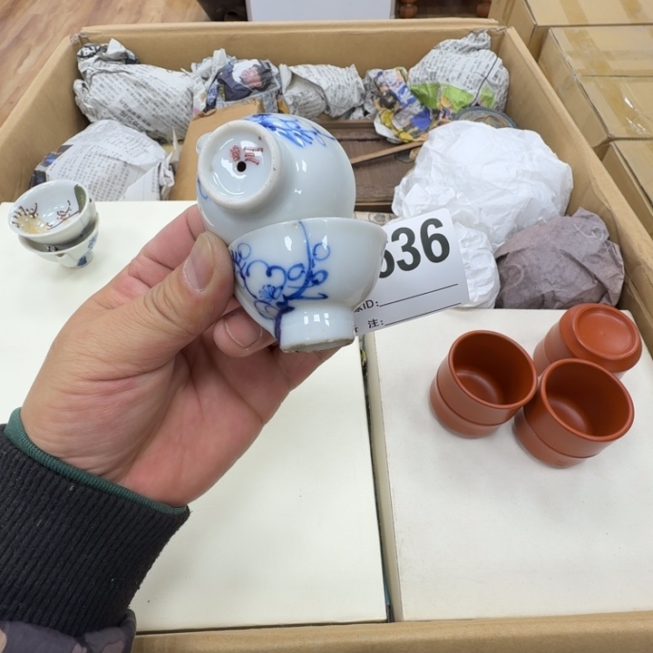 瓷片工艺品摆件瓷器摆件正能量
